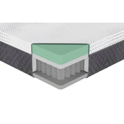 MT-UNH12CK 12" California King Green Tea Gel-Infused Memory Foam Hybrid Mattress - MT-UNH12CK