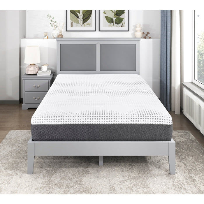 MT-UNH12Q 12" Queen Green Tea Gel-Infused Memory Foam Hybrid Mattress - MT-UNH12Q