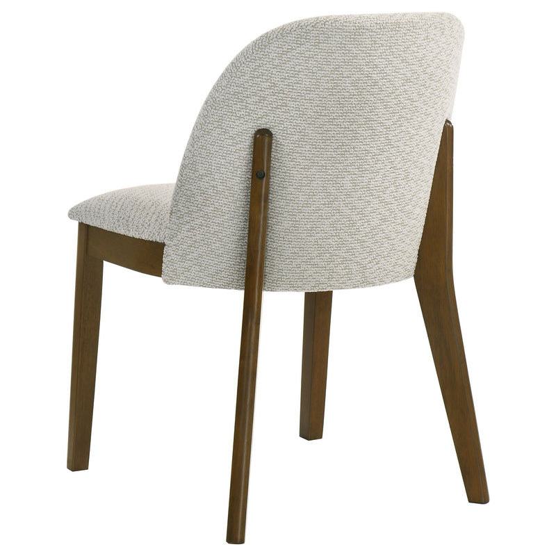 Mueller 5-piece 48-inch Round Dining Set Brown and Beige - 193580-S5