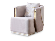 Munich Chair Cream in Cream - 101-MUN-TRK276-1