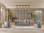 Munich Chair Grey in Grey - 101-MUN-TRK375-B