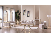 Munich Stationary Loveseat Cream in Cream - 101-MUN-TRK276-2