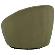 Myernick Velvet Upholstered Swivel Accent Chair Olive - 903229
