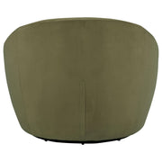 Myernick Velvet Upholstered Swivel Accent Chair Olive - 903229