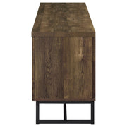 Myles 2-door Engineered Wood 60-inch TV Stand Rustic Oak - 736052