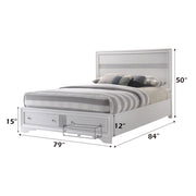 Naima EK Bed W/Storage - 25767EK