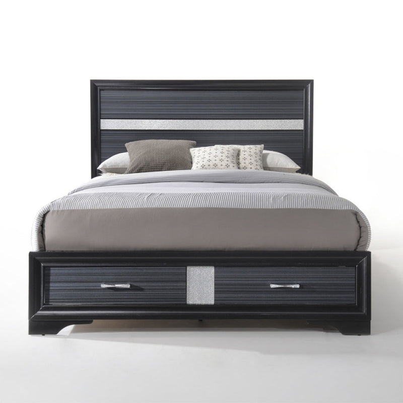 Naima EK Bed W/Storage - 25897EK