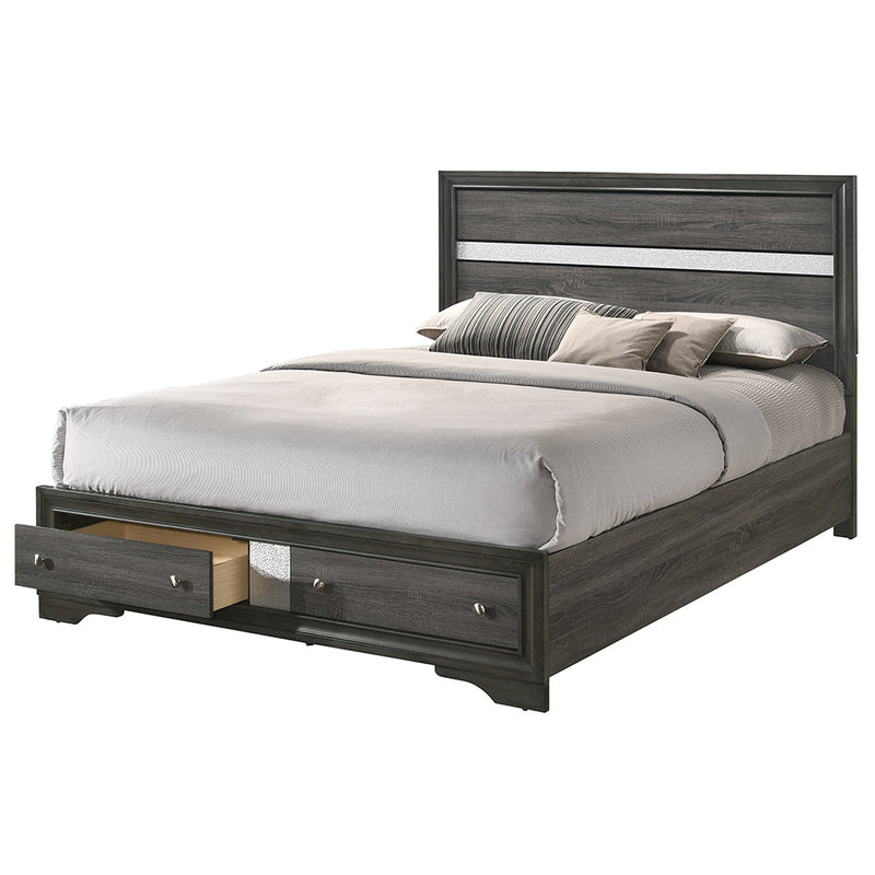 Naima EK Bed W/Storage - 25967EK
