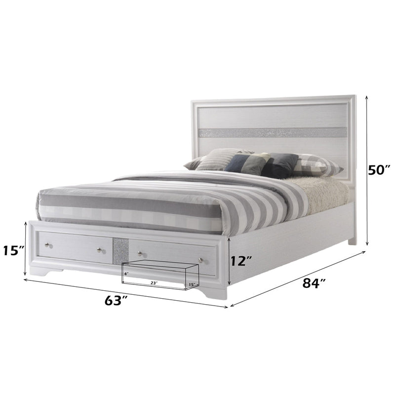 Naima Queen Bed W/Storage - 25770Q