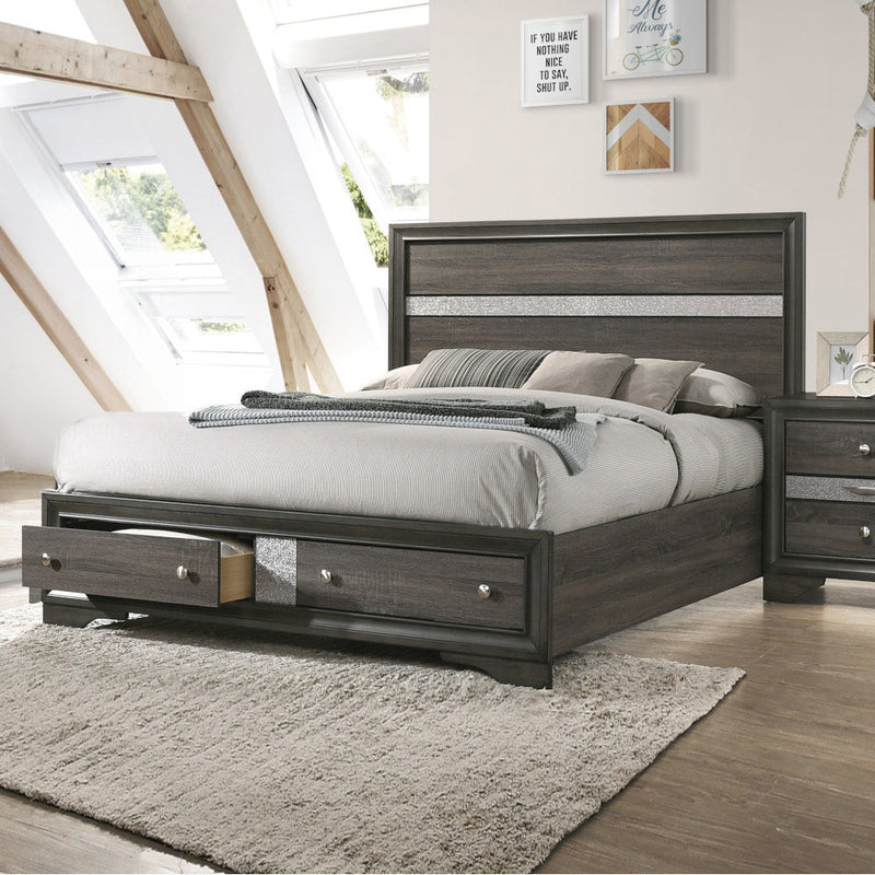 Naima Queen Bed W/Storage - 25970Q