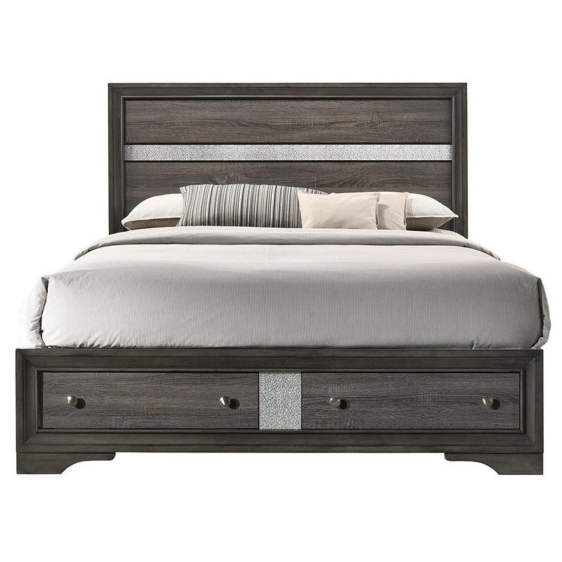 Naima Queen Bed W/Storage - 25970Q