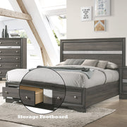Naima Queen Bed W/Storage - 25970Q