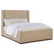 Nala Queen Fabric Upholstered Platform Bed Tan - 315978Q