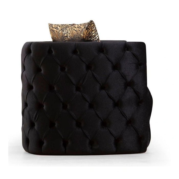 Naomi Tufted Velvet Accent Chair