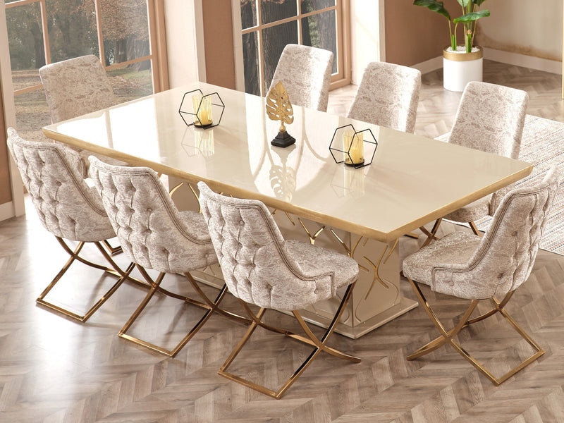 Napoli 8 Person Dining Room Set - Dining Room Sets