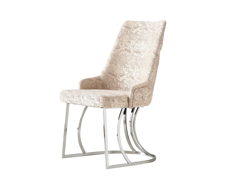 Napoli Dining Chair - Gold X Leg - 115-PIE-NESTA13-DC