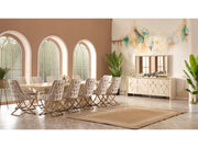 Napoli Diningroom (Consol With Mirror & Dining Table & Dining Chair) - For 8 People - 115-NAP-8-SET-1