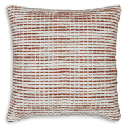 Nashlin White/Rust Pillow - A1001038P