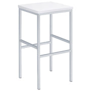 Natividad 5-piece Pub Height Bar Table Set White High Gloss - 182525