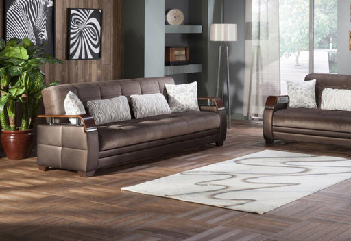 Natural 3 Seat Sleeper (Prestige Brown) 1 Piece - DMV FurnitureSleeper Sofa