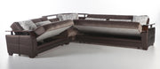 Natural Sectional (Prestige Brown) 4 Pieces - DMV FurnitureSleeper Sectional
