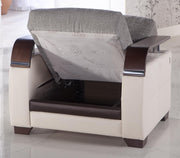 Natural Sectional (Valencia Grey) 4 Pieces - DMV FurnitureSleeper Sectional