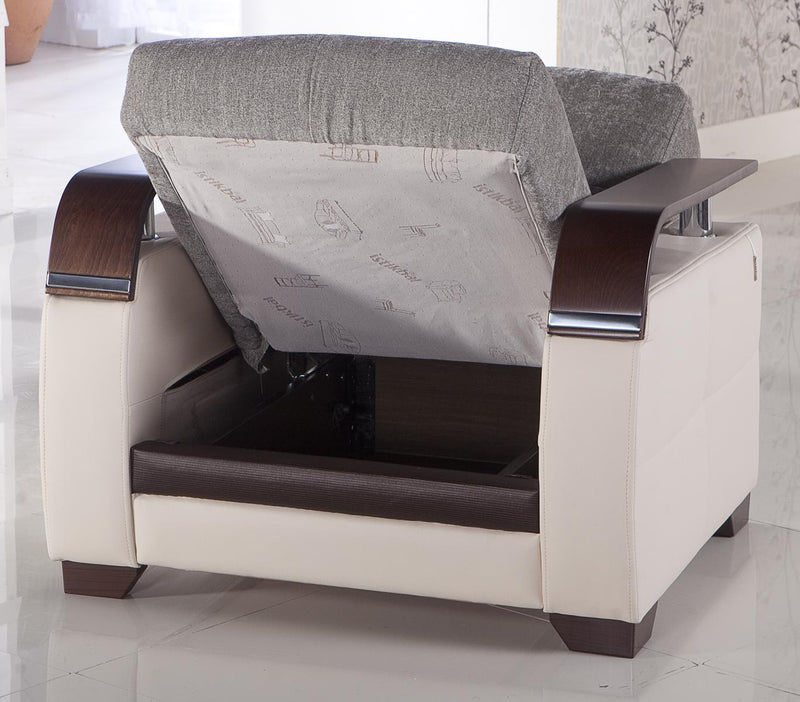 Natural Sectional (Valencia Grey) 4 Pieces - DMV FurnitureSleeper Sectional