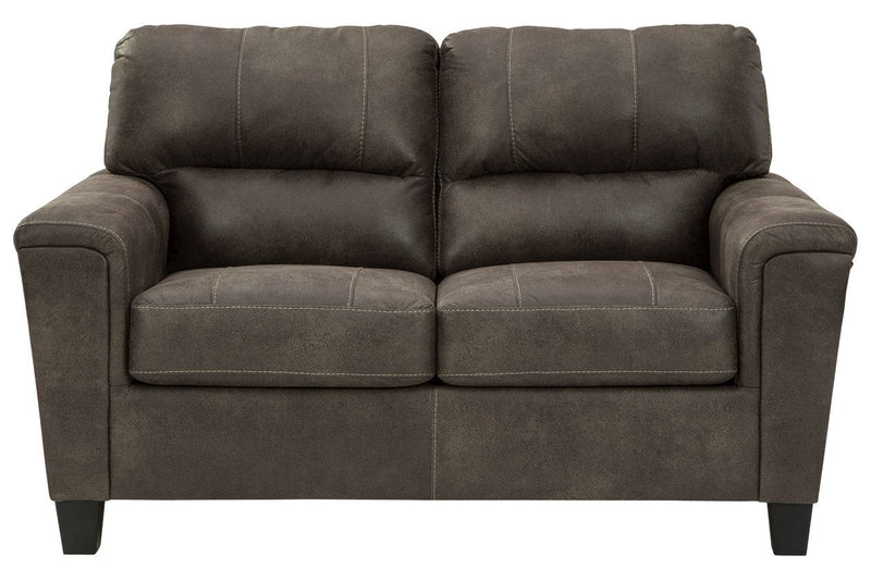 Navi Smoke Loveseat - DMV FurnitureLoveseat