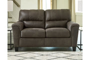 Navi Smoke Loveseat - DMV FurnitureLoveseat