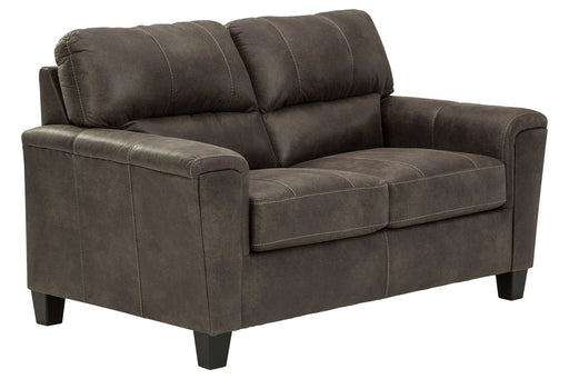 Navi Smoke Loveseat - DMV FurnitureLoveseat