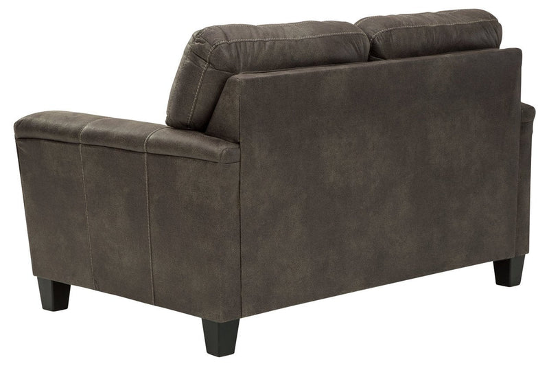 Navi Smoke Loveseat - DMV FurnitureLoveseat