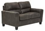 Navi Smoke Loveseat - DMV FurnitureLoveseat