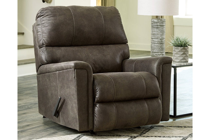 Navi Smoke Recliner - DMV FurnitureRecliner