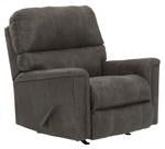 Navi Smoke Recliner - DMV FurnitureRecliner