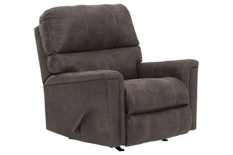 Navi Smoke Recliner - DMV FurnitureRecliner