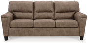 Navi Sofa, Loveseat and Recliner in Fossil - PKG016505