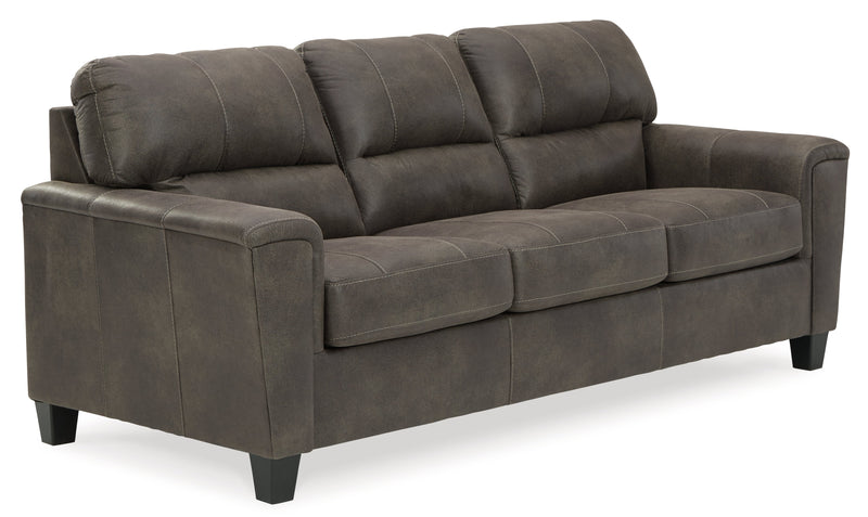 Navi Sofa, Loveseat and Recliner in Smoke - DMV FurnitureLiving Room Set