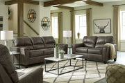 Navi Sofa, Loveseat and Recliner in Smoke - DMV FurnitureLiving Room Set