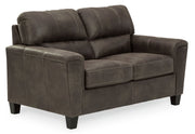 Navi Sofa, Loveseat and Recliner in Smoke - DMV FurnitureLiving Room Set
