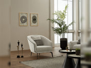 Nebella Chair in Light Grey - 200-SIM-CALVE16-B