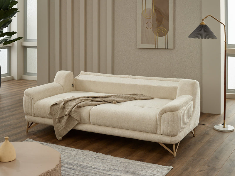 Nebella Convertible Loveseat in Grey - 200-SIM-CALVE18-2