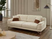 Nebella Convertible Loveseat in Light Grey - 200-SIM-CALVE16-2