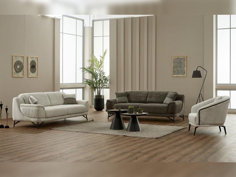 Nebella Convertible Sofa in Brown - 200-SIM-CALVE10-3