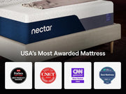 Nectar Luxe Memory Foam White California King Mattress - M12751
