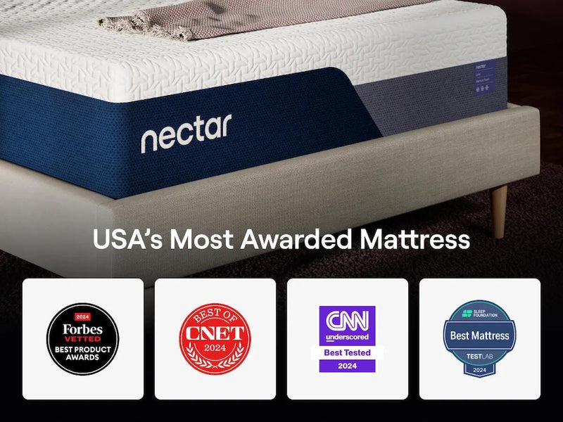 Nectar Luxe Memory Foam White Queen Mattress - M12731