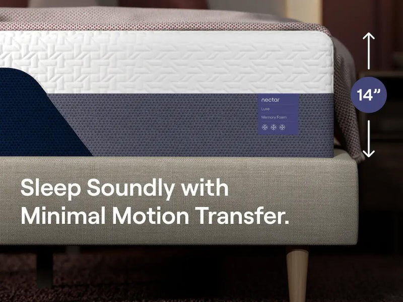 Nectar Luxe Memory Foam White Queen Mattress - M12731