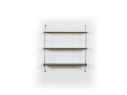 Neelix Triple Shelf in Walnut-Yellow - 760-NEE-MT191102
