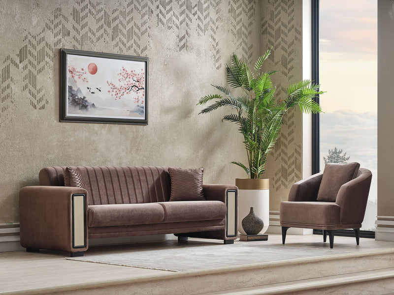 Nefes Convertible Sofa in Brown - 200-SER-NEF-PINAR21-3