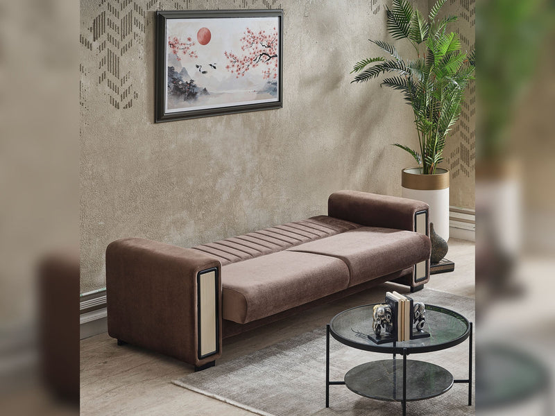 Nefes Convertible Sofa in Brown - 200-SER-NEF-PINAR21-3