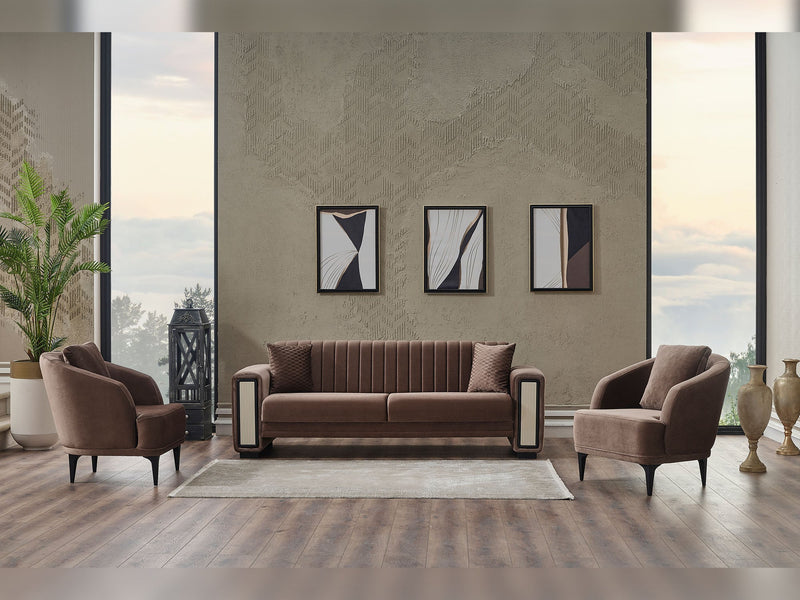 Nefes Convertible Sofa in Brown - 200-SER-NEF-PINAR21-3